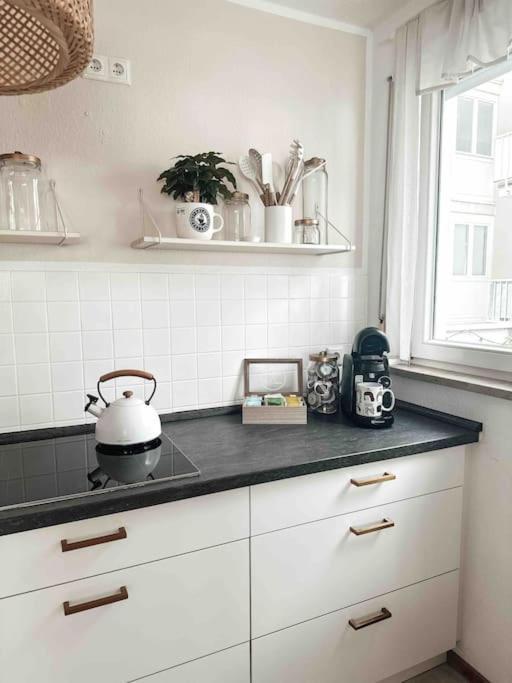 Zentrale Wohnung + Dachterrasse 松托芬 外观 照片