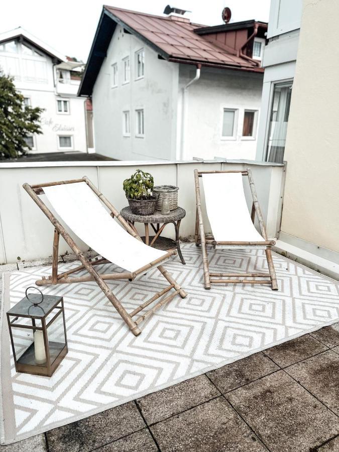 Zentrale Wohnung + Dachterrasse 松托芬 外观 照片