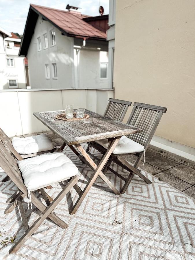 Zentrale Wohnung + Dachterrasse 松托芬 外观 照片